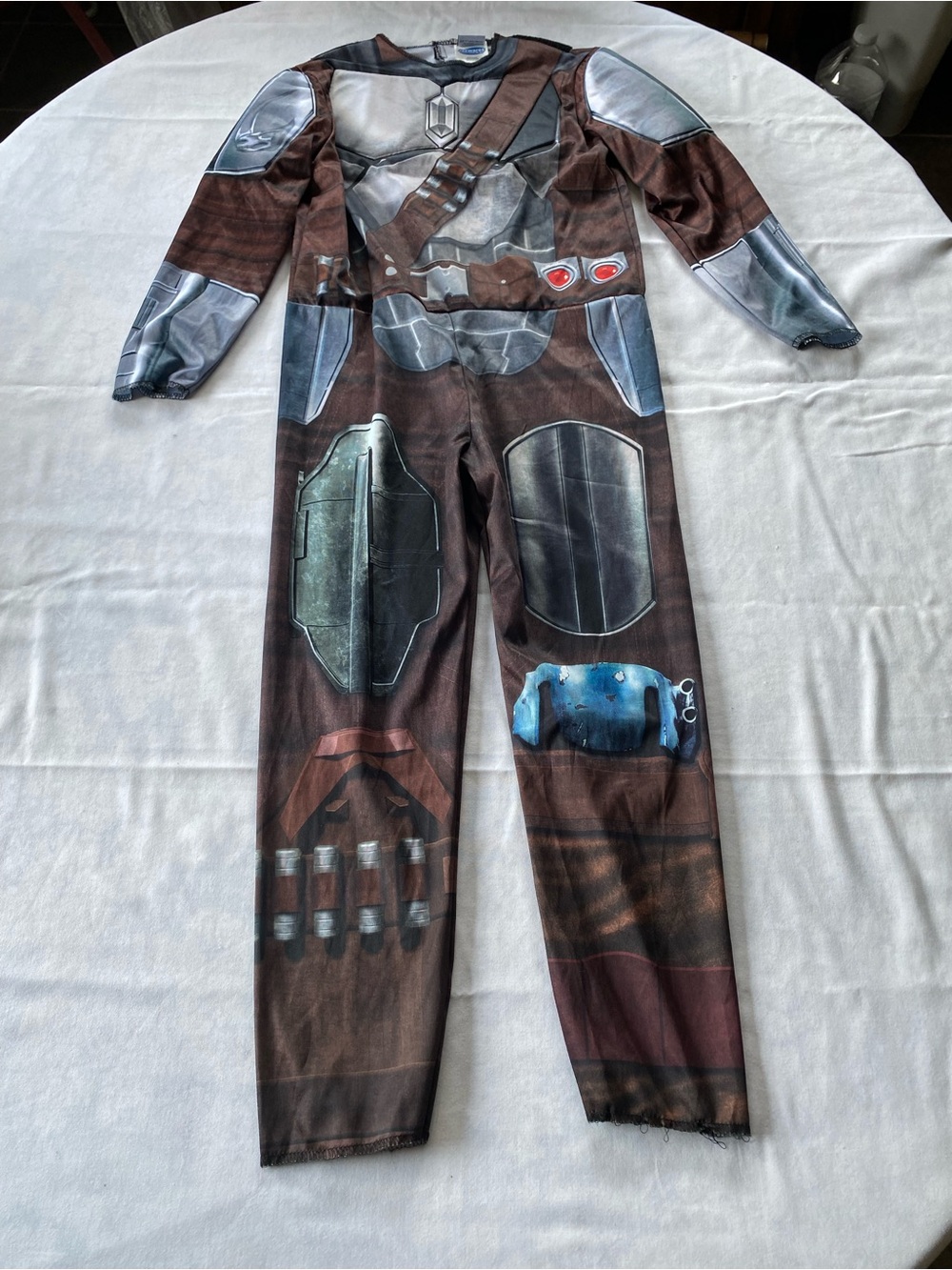 NWOT Star Wars Mandalorian Halloween Jumpsuit Costume Size Kids Medium
